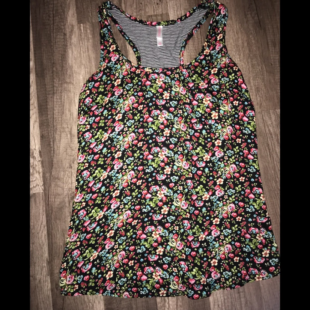 Xhilaration  Floral Tank Top